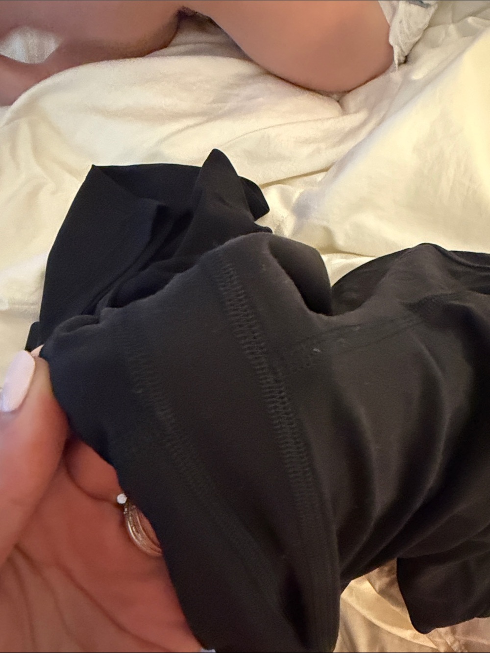 SHORT Lululemon Peloton Black Flared Leggings - Picture 6 of 6